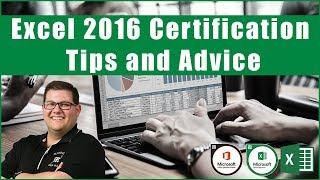 Excel 2016 Exam 77-727 - Certification Tips and Advice