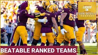 Ranking the most winnable Top-25 ranked opponents for Arizona State Sun Devils football in 2024