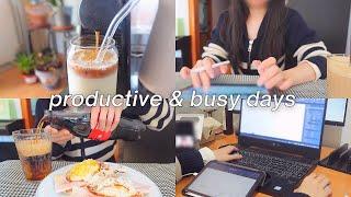 Productive and busy week | lots of work - study motivation & lots of cooking at home | vlog