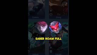 Saber roam full SENYUM, Julian BUFF bertubi-tubi!!! #mlbb #mobilelegends #shorts