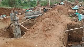 30 × 40 House Construction work video from construction site