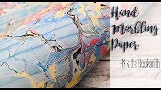 Hand Marbled Papers - Nik the Booksmith