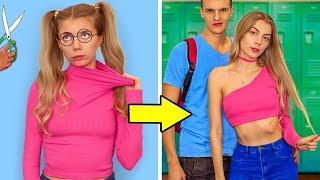 CLOTHES DIY & FASHION HACKS! Easy Clothes Transformation Ideas by Mr Degree