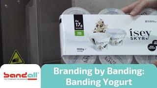 Branding by Banding Isey Skyr yoghurt