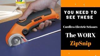 You Need To See These Cordless Electric Scissors The WORX ZipSnip