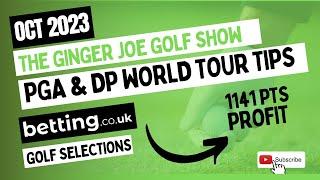 Open De Espana & Shriners Children's Open Golf Betting Tips | Golf betting tips | Ginger Joe Golf