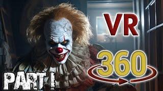 360 Clown Horror Video - PART I - Art the Clown - Pennywise - Asylum Nightmare Scary VR Walkthrough