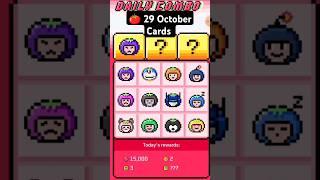 29 October Tomarket Combo Cards  / tomato secret Code today / tomarket daily combo cards #tomarket