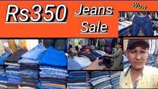 Jeans Wholesale | Jeans Rs 350 Sale | Karachi Cloth Market | Pakistan Shopping | Mens Collecttion