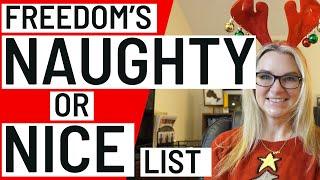 Which politicians and laws are on the 2024 "naughty and nice" list?