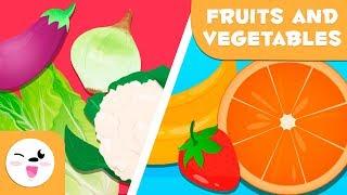 Learn Fruits And Vegetables - Vocabulary For Kids