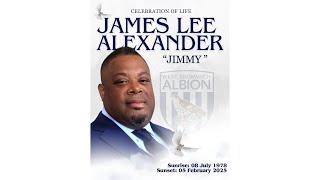 Celebration service for the life of James Lee Alexander