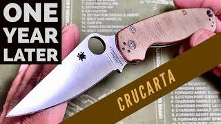 Spyderco PM2 Cruwear Micarta