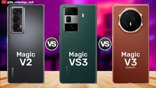 Honor Magic V2 vs Magic Vs3 vs Magic V3:  Which is the REAL Upgrade?" 