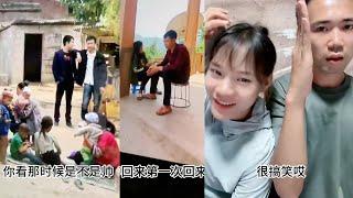 小陈的老挝媳妇儿 看手相和自己帅气的照片 妥妥小鲜肉