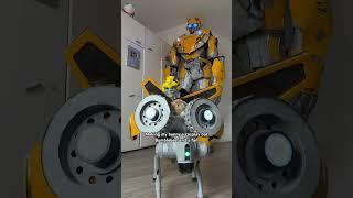 I think he got jealous #cosplay #bumblebee