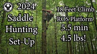 2024 Saddle Hunting Set-Up, 4.5 lbs.- Climbing and Platform