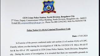 Police Notice U/s 41A Crpc,FIR under 66(c),66(d) IT Act,IPC 420,Bank Account Freeze by Cyber Police