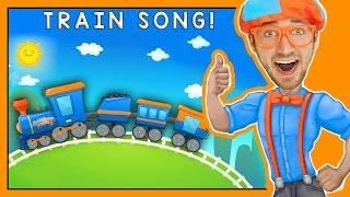 Trains for Children | Fun Train Song by Blippi