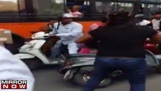 Caught On Camera: Rider Thrashed By Traffic Cop In Delhi