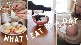 What I EAT in a Day (While Breastfeeding) | Healthy Meal Ideas!