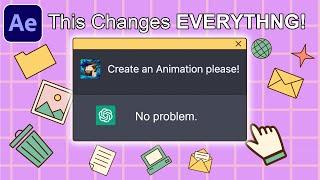 Using ChatGPT AI to Create Animations (After Effects GAMECHANGER!)