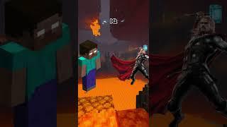 Herobrine vs Thor #shorts #minecraft #herobrine #thor #viralvideo #edit #gaming #music #editing