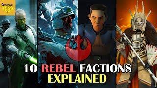 10 Rebel Alliance Factions Explained