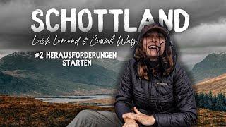 Alles nass! 2 Tage ohne Zivilisation - Wandern in Schottland mit Zelt LochLomond & CowalWay - Teil 2