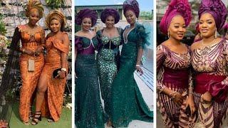 Latest Asoebi Wears 2020 For Wedding || Yoruba Traditional Attire, Colorful Styles.