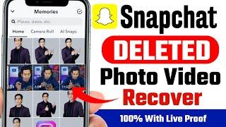 Snapchat Se Delete Photo Video Wapas Kaise Laye | How To Recover Snapchat Delete Photos Video 2025