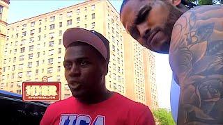 SMART FREESTYLE GIVES DAVE EAST THAT UGLY FACE HARLEM NEW YORK!!!