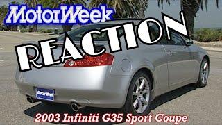 2003 Infiniti G35 (Reaction) Motorweek Retro