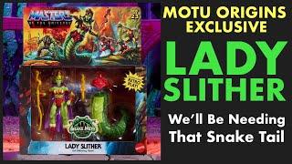 MOTU ORIGINS EXCLUSIVE LADY SLITHER FIGURE – We’ll Be Needing That Snake Tail