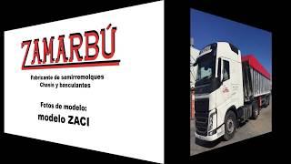 ZAMARBU, semirremolque basculante modelo ZACI