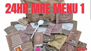 British Army Combat 24HRS Ration Pack Menu 1 | MRE Taste Testing