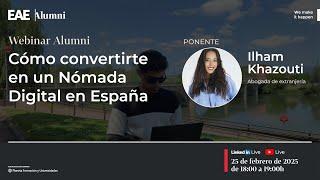 Webinar Alumni: Cómo convertirte en un Nómada Digital en España