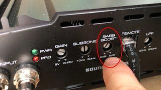 SETTING BASS BOOST ON YOUR AMPLIFIER