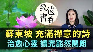 心情不好時，讀蘇東坡五首充滿禪意的詩，治愈心靈、讀完豁然開朗！—致遠書香