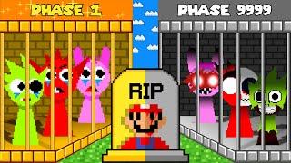 Incredibox Sprunki R.I.P Mario in Prison Phase 1 vs 9999: Please Come Back...