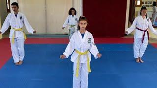 Training /Taekwondo ITF Team Pattern Dan-Gun Tul