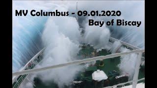 MV Columbus Storm Bay of Biscay