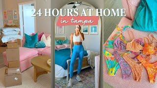 FLORIDA DAY IN MY LIFE || 24 hour travel reset: nail appt, pr unboxing, laundry, packing + dinner