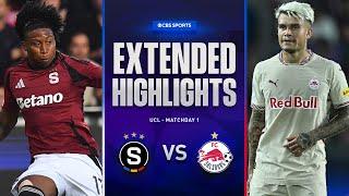 Sparta Praha vs. Salzburg: Extended Highlights | UCL League Phase MD 1 | CBS Sports Golazo