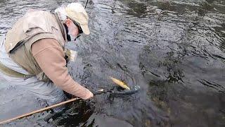 A Tough Cold Winter Day on Penns Creek (With my good friend Dave Rothrock)