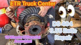 Semi differential repair spicer DS 404 3.55 ratio watch it go back together