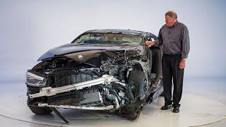 Retired IIHS-HLDI chief survives severe crash