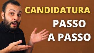 CANDIDATURA ENSINO SUPERIOR 2024 - PASSO A PASSO direitinho