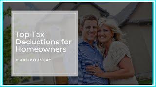 Top Tax Deductions for Homeowners