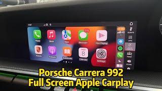 Porsche 992 Carrera Wireless + Full Screen Carplay Coding